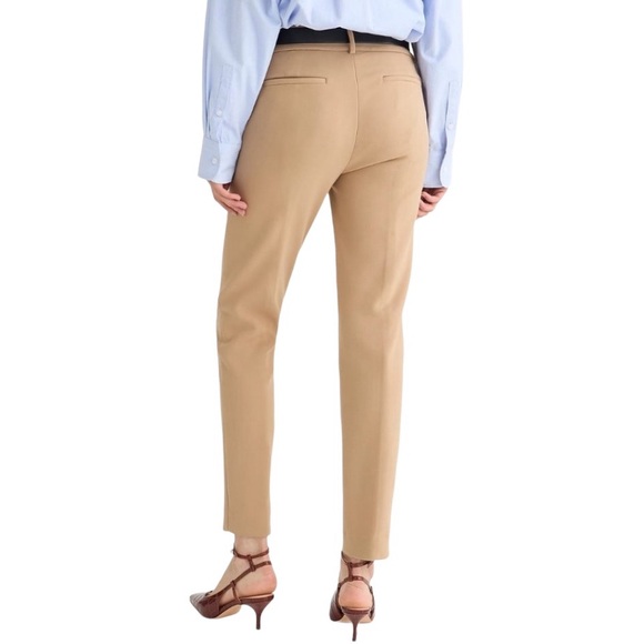J Crew 365 Size 4 Tall Tan Polyester/Viscose/Elastane Cameron Pants - Picture 10 of 11